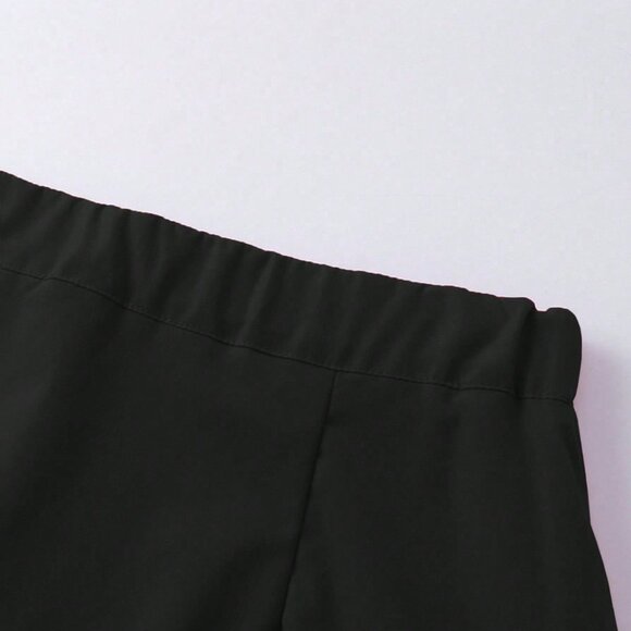 Black Casual Women's Versatile Mini Skirt - Picture 4 of 8